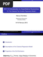 The Classical Two-Variable Regression Model