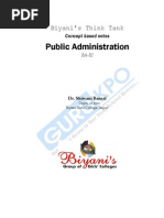 Public Administration 