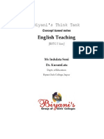 English Teaching BSTC - I Year