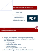 Introduction To Pattern Recognition: Selim Aksoy