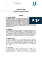 Case Study Format Srai