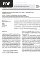 In Uence of Time and Temperature On Pyrolysis of Plastic Wastes in A Semi-Batch Reactor