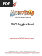 MicroTrap SCOPE Operations Manual Edition 3 PDF