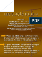 Esquema Da Leg ABIN Concurso 2013 (Apenas Leg - EspecÃ - Fica)