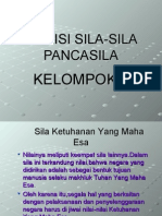 Inti Isi Sila-Sila Pancasila