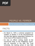 People Vs Ferrer