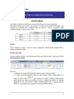 Lectura - Uso de Tablas e Inserción de Imágenes