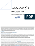 Samsung Galaxy S5 Manual User Guide PDF