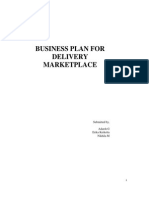 Business Plan For Delivery Marketplace