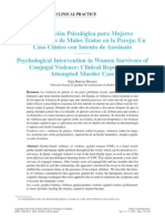 Caso Clinico de Violencia de Genero