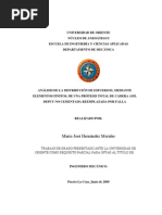 Tesis - DISTRIBUCIÓN DE ESFUERZOS, MEDIANTE ELEMENTOS FINITOS PDF