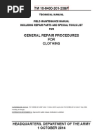 TM 10-8400-201-23&p General Repair Procedures For Clothing Oct. 2014