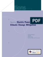 Electric Power Sector and Climate Change Mitigation