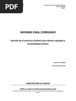 18 - Revisión de La Estructura Tarifaria - DICTUC - 584105-40-LE11 PDF