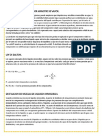 Teoria de La Destilacion Por Arrastre de Vapor