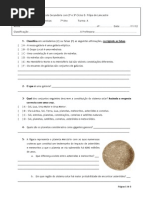 1º Teste 7º Ano