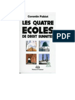 Les Quatres Ecole de Droit Sunnites PDF