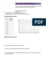 1.8 Piecewise Functions Note & HW