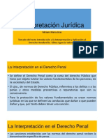 La Interpretación en El Derecho Penal