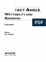 Contact Angle, Wettability and Adhesion (Vol 3) - K. Mittal (VSP, 2003) WW