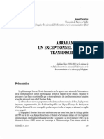 Abraham Moles, Un Exceptionnel Passeur Transdiscipllnaire PDF