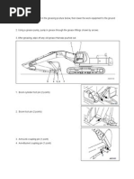 Komatsu PC 300 & PC 210 Lube Chart Points