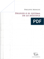 Mengue - Deleuze o El Sistema de Lo Multiple PDF