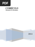 CURRÍCULO 2 (Marianela Hernandez) Octubre 2014 PDF