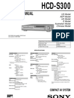 Sony Hcd-s300