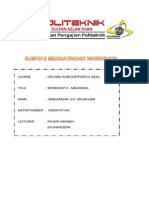 DJM1012 Mechatronic Workshop Practice-Machining Report