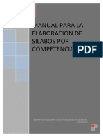 Manual Elaboracion de Silabo 2014 PDF