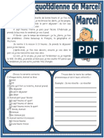 La Routine Quotidienne de Marcel