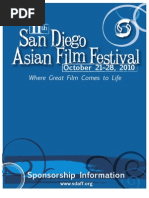 2010 San Diego Asian Film Festival Sponsorship Packet