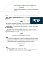 Ley de Importacion de Estados Unidos Mexicanos PDF