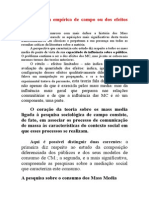 A Abordagem Empírica de Campo + Teoria Funcionalista