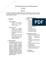 Reporte Cinemática Del Movimiento Circular Uniformemente Variado (Reparado)