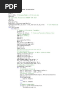 Program Utama Cat Swarm Optimization