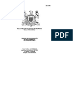 M 13 PM Manual de Padronização de Procedimentos Policiais Militares PDF