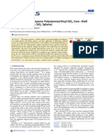 Synthesis of Monodisperse Polystyrene@Vinyl-SiO2 Core-Shell Particles and Hollow SiO2 Spheres