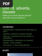 Ao6 Unit 18 Adverbs Clauses