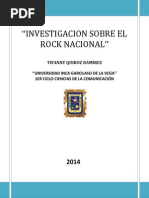 Investigacion Sobre El Rock Peruano