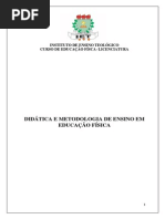 APOSTILA DE METODOLOGIA DO ENSINO DA EDUCAÇÃO FÍSICA Oficial