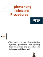 10-Implementing Policies and Procedures