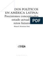 Alcántara Saez - Partidos Politicos en America Latina PDF