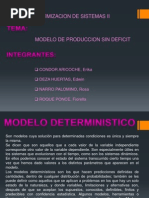 Modelo de Produccion Sin Deficit