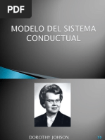 Modelo Del Sistema Conductual Por Dorothy Jhonson