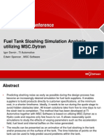 Automotive Fuel Tank Sloshing Analysis