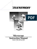 Microscope Instruction Manual: Models # 4040, 4050 and 4060