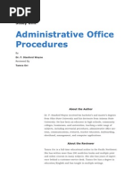 Administrative Office Procedures