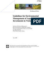 Guidelines Environment Management of Aquaculture Investments in Vietnam